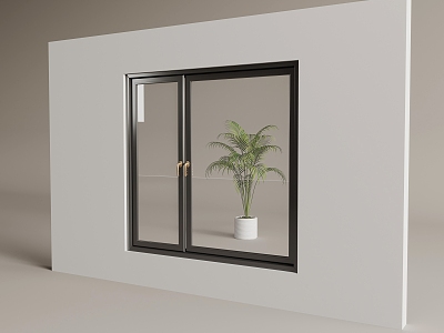 casement window 3d model