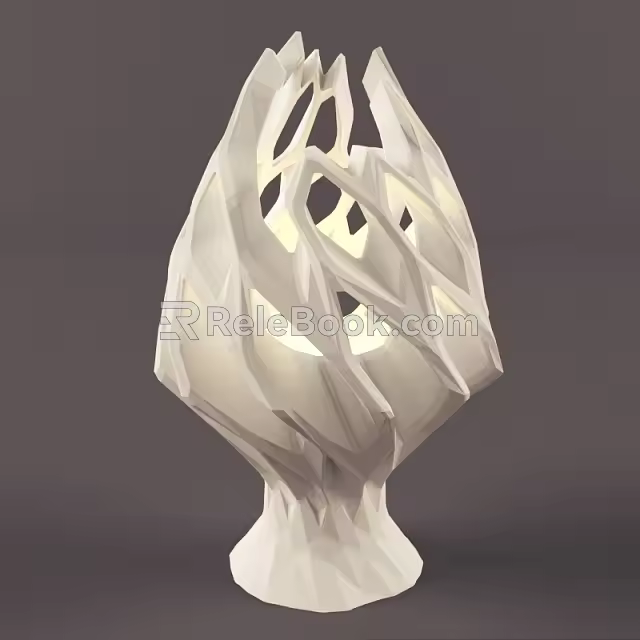 Special-shaped table lamp 3d model