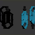 Chromag Bicycle Pedals in Black and Blue with Durable Sturdy Design for Cycling