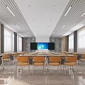 Recording and broadcasting classroom 3d model