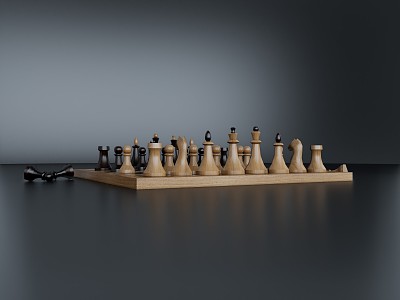 Chess 3d model