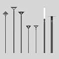 Modern Outdoor Lights With Various Pole Mounted Designs For Garden And Patio Use