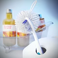Bathroom Accessories Including Wooden Tray Soap Dish Cup Dispenser Transparent Holder Liquid Bottles And Brush
