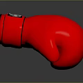 High Quality Red Boxing Glove Training Equipment With Black Trim Design