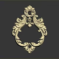 Ornate Golden Decorative Daily Use Item With Intricate Patterns And Shiny Surface
