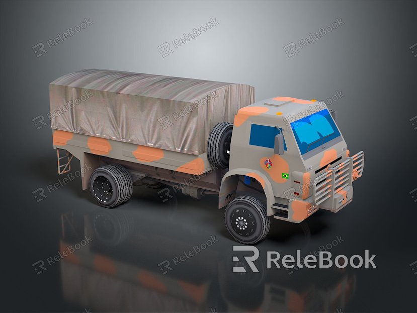 Military Truck Military Transporter Military Transporter Armed Transporter Armored Transporter model