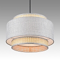 Modern chandelier rattan chandelier 3d model