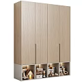 Modern Wardrobe Interior Design With White Panel Doors Metal Handles And Illuminated Storage
