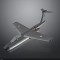 Futuristic Silver Aerospace Drone With Streamlined Body Wing Markings For Space Missions