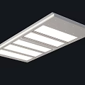 Modern White Ceiling Design With Linear Recessed Lights And Sleek Panel Structure