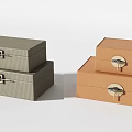 New Chinese style box soft box combination 3d model