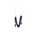 Purple Aerial Yoga Hammock Sports Equipment for Fitness Training and Workout