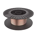 Sturdy Spool Component With Radial Top Design And Copper Wire Wound For 3D Printing 3d model