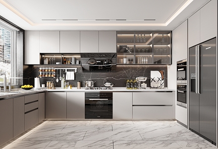 Modern Kitchen 3d model