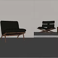 Middle Style Sofa 3d model
