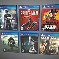 PS4 Game Case Collection Featuring Action Adventure And Open World Games 3d model