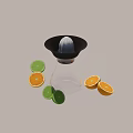 Fresh Oranges And Limes With Glass Juicer For Citrus Fruit Extraction