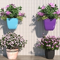 flower potted plant flowerpot plant flower pot 3d model