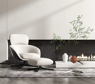 Modern Minotti Single Sofa 3d model