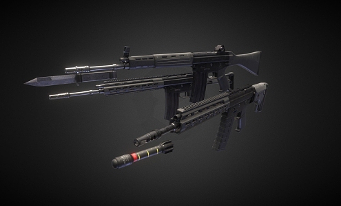 Assault Rifle 3d model