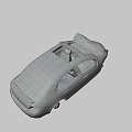 Destroyed car 3d model