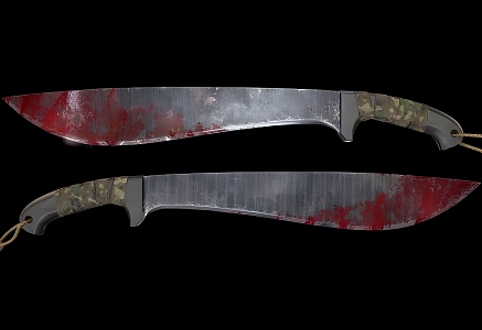 two knives 3d model