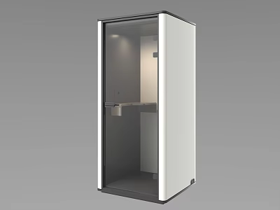 Modern White Wardrobe Interior Design With Glass Door And Hanging Storage Space 3d model