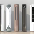 Tower Air Conditioner Fans With Various Modern Designs And Different Color Options Displayed