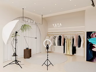 Modern Studio Costume Studio 3d model