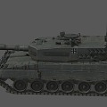 Tank Armored Vehicle Guns Tank Car Leopard 2A4 3d model