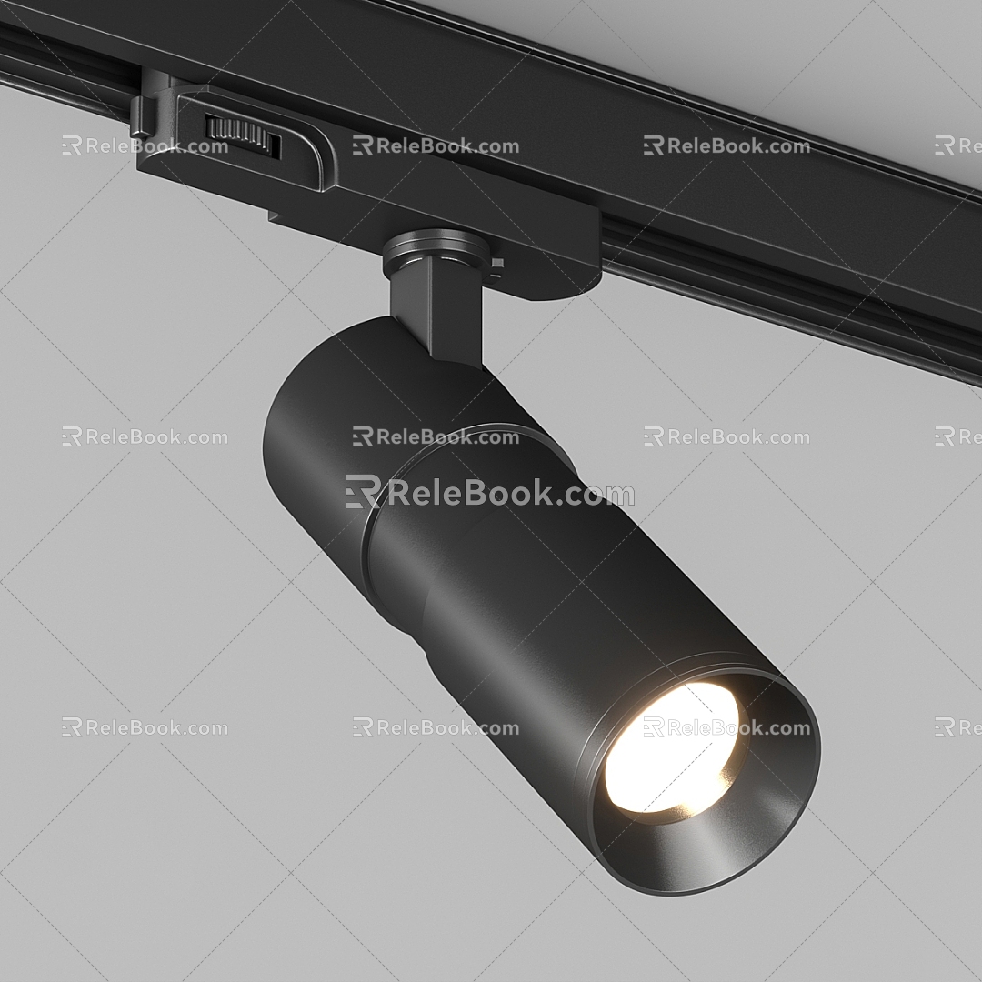 Modern Track Spotlights 3d model