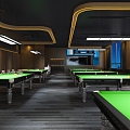 Billiard room 3d model