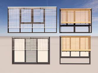 Modern blinds 3d model