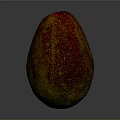 Ripe Fresh Juicy Mango with Red and Green Spotted Oval Skin Ideal for Healthy Snacks