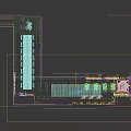 Modern Supermarket Department Store Interior With Shelves And Grocery Products