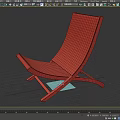 Modern Lounge Chair With Black Frame And Mesh Seat Minimalist Design
