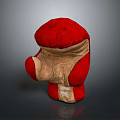 Red Boxing Glove As Essential Household Item For Daily Sports Training And Fitness