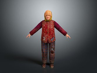 Old woman, old woman, old woman, old woman, old woman, old woman, old woman, old woman, old woman, old woman 3d model