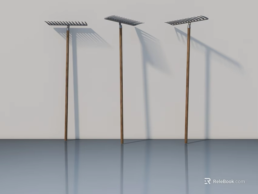 Modern Swing Door Design With Metal Frame And Smooth Floor Surface 3d model