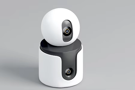 Modern smart camera surveillance equipment surveillance camera smart digital small home appliance computer camera monitor camera 3d model