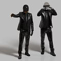 modern man 3d model