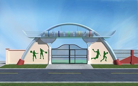 Gate 3d model