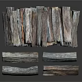 Natural Wood and Stone Pieces Stacked With Rustic Texture and Decorative Pile