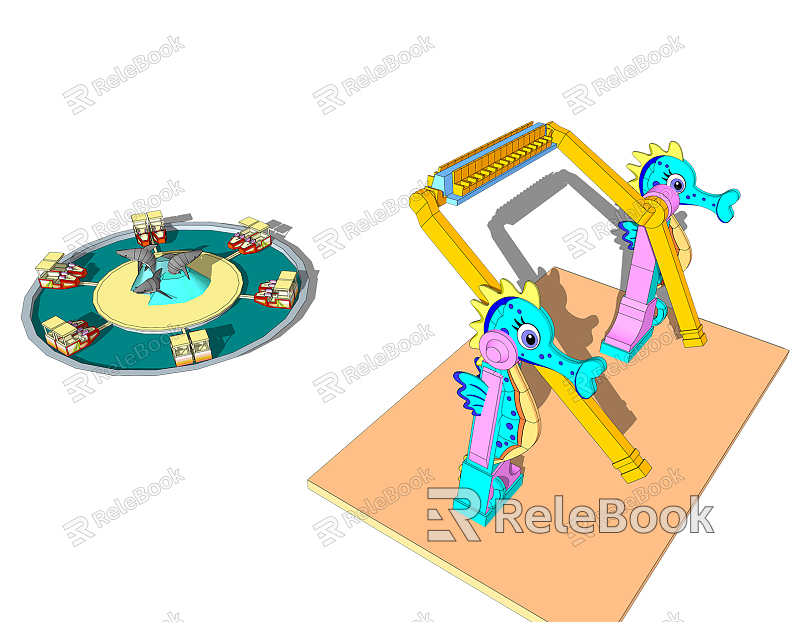 Modern amusement equipment ocean theme water park model