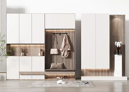 Modern shoe cabinet 3d model