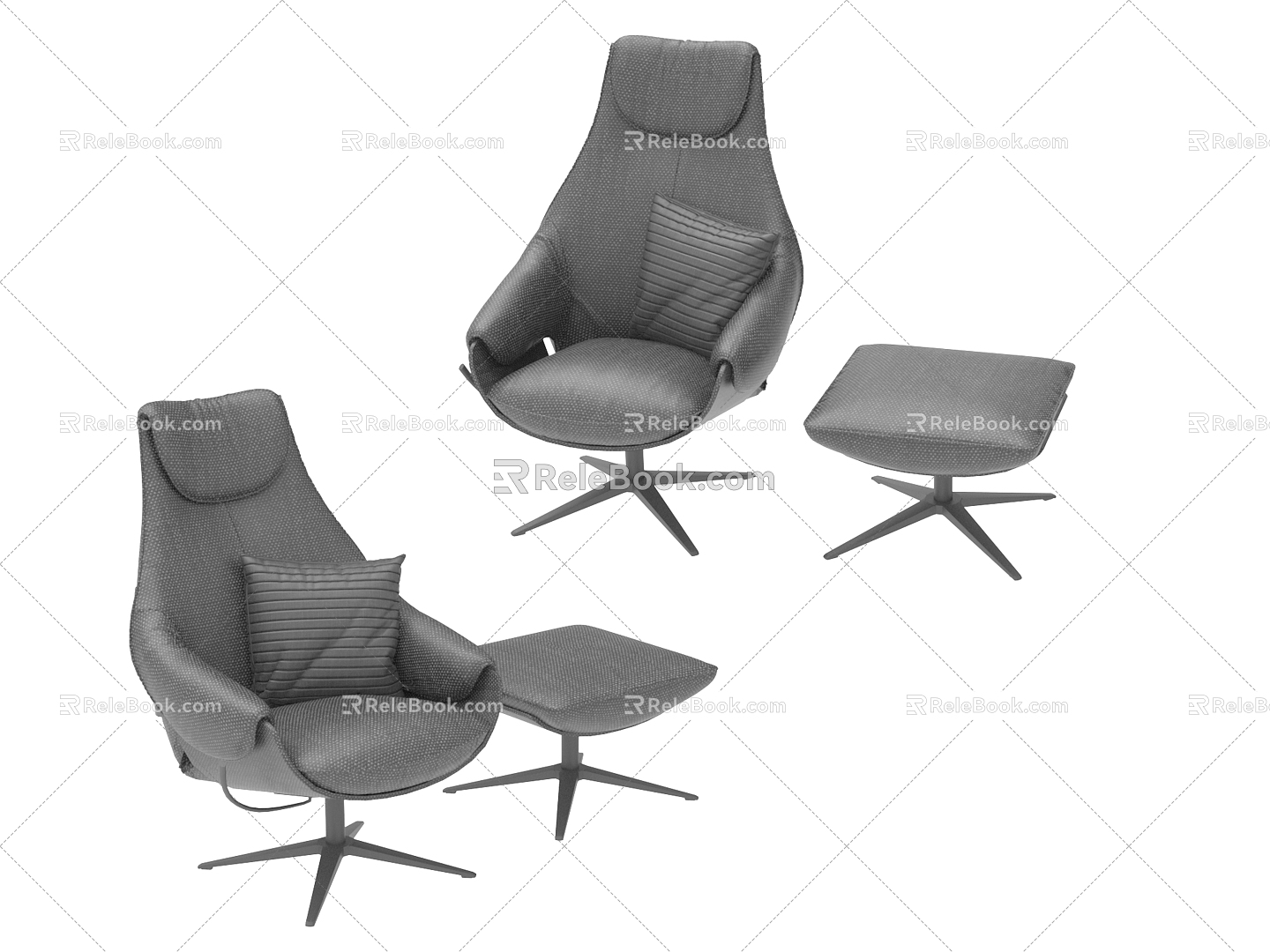 Furniture Office Supplies Chair 3d model