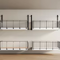 Balcony Railing Glass Railing Handrail 3d model