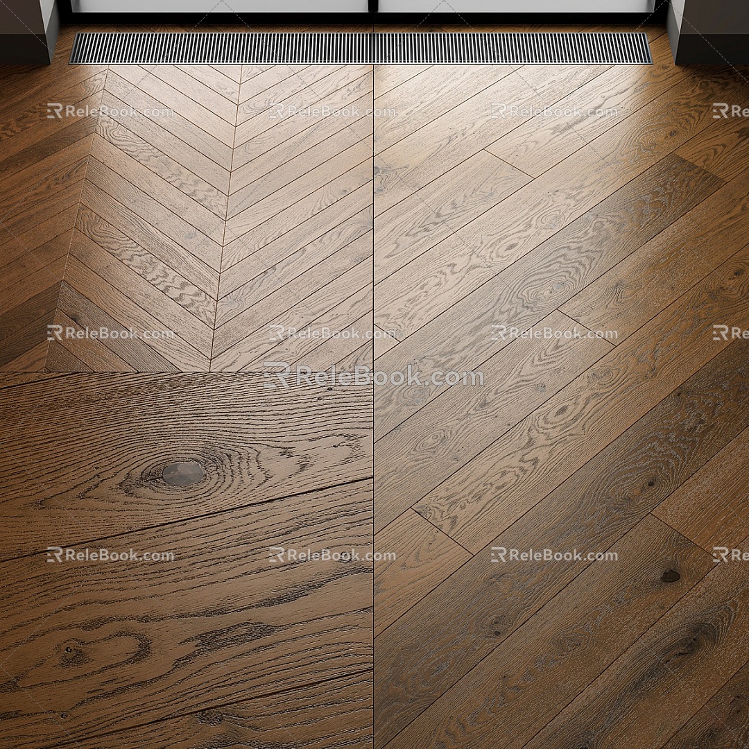 Wood Flooring Fishbone Wood Flooring Herrings Wood Flooring 3d model