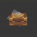 Magic Desk Magic Table Medieval Item Medieval Table Magic Item Magic Item Magic Item Medicine Bottle 3d model