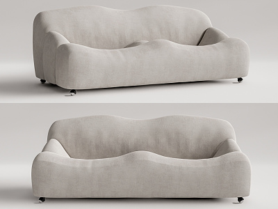 Modern double sofa model